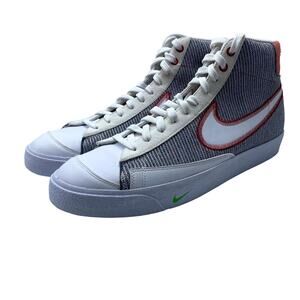 Nike Blazer Mid '77 Sneaker Gray White Red CW5838-022 Mens Size 14 New